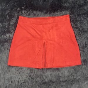 FOREVER 21 faux suede mini skirt